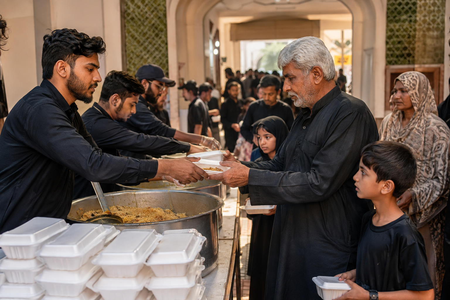Food prepared for community sharing